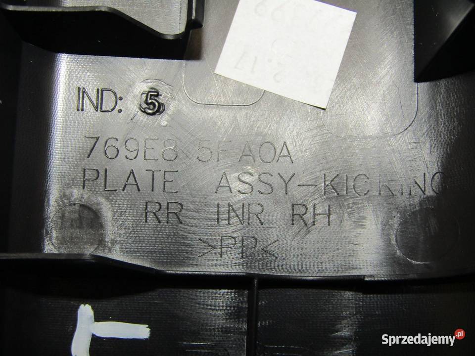 OSŁONA PROGU PRAWY TYŁ PRAWA TYLNA NISSAN MICRA lubelskie