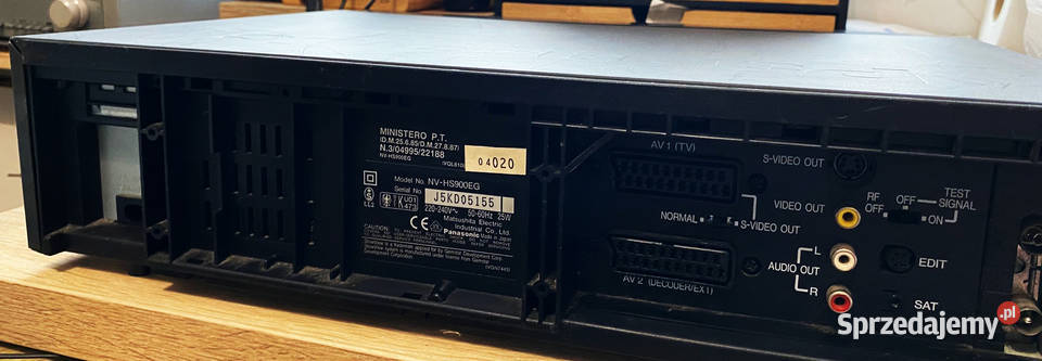 Magnetowid SVHS Panasonic NVHS 900orygpilot Radomsko