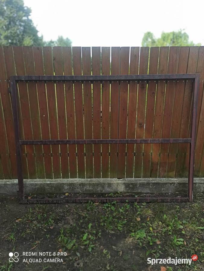 Brama dwuskrzydłowarama pod sztachety skrzydłowa Klembów