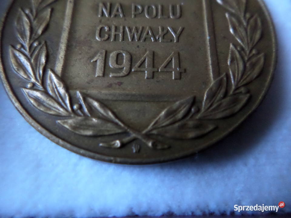 Medal Zasłużonym Na Polu Chwały z miniaturką Poznań