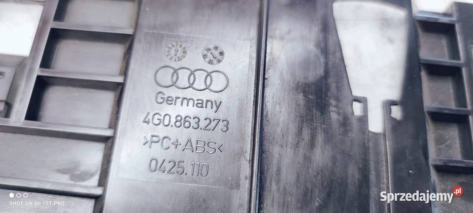 POPIELNICZKA PRZÓD AUDI A6 C7 A7 4G0863273 Przystajń