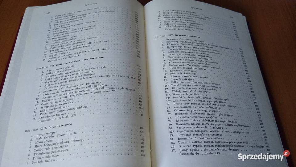 Rachunek różniczkowy i całkowy BM 2 ze wstępem Gdańsk sprzedam