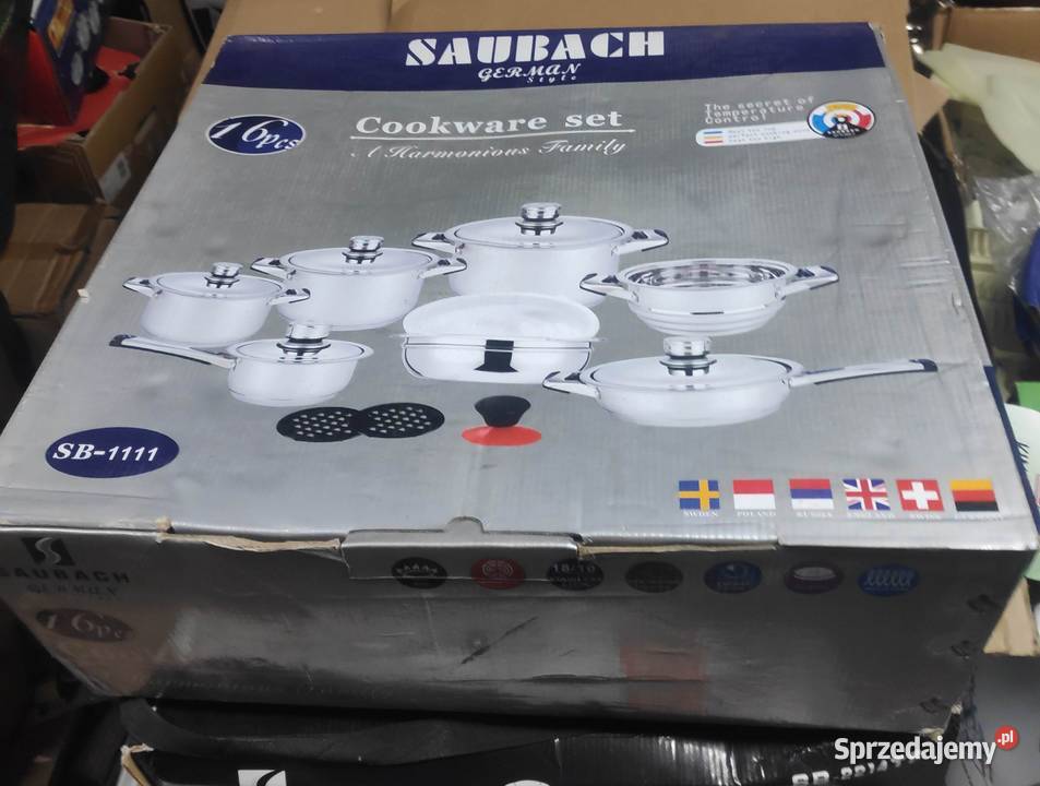 Garnki Saubach 16 el sprzedam