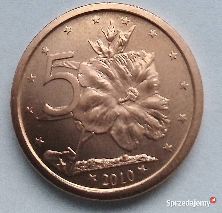 WYSPY COOKA 5 CENT2010 r ELŻBIETA KWIAT ŁADNA Legionowo