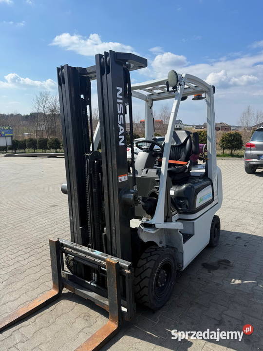 wózek widłowy NISSAN FG18 LPG Triplex 475m gaz Działoszyn