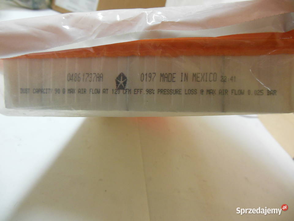 04861737AB FILTR POWIETRZA OE CHRYSLER MOPAR śląskie Kozy