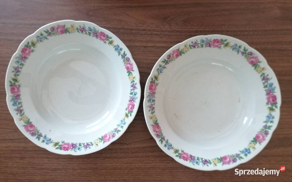 Talerz głęboki porcelana Ćmielów sztuk 2 sprzedam