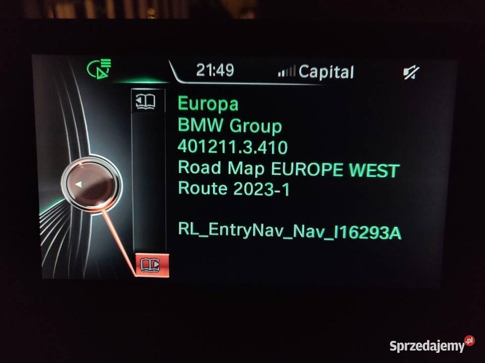 EntryNav BMW Road Map Europe West East ROUTE Piotrków Trybunalski