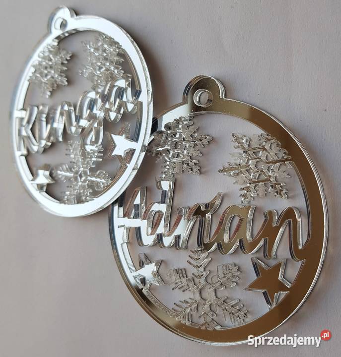 Ozdoba personalizowana świąteczna zawieszka