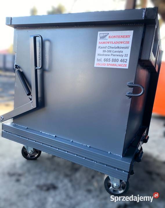 Kontener z otwieranym dnem 05m3 koliba Niedrzew Pierwszy
