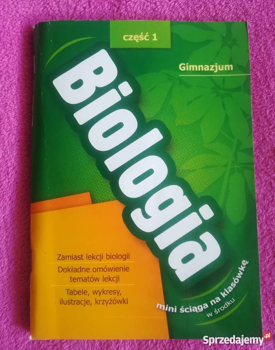 Biologia część 1 Greg gimnazjum dolnośląskie Wrocław