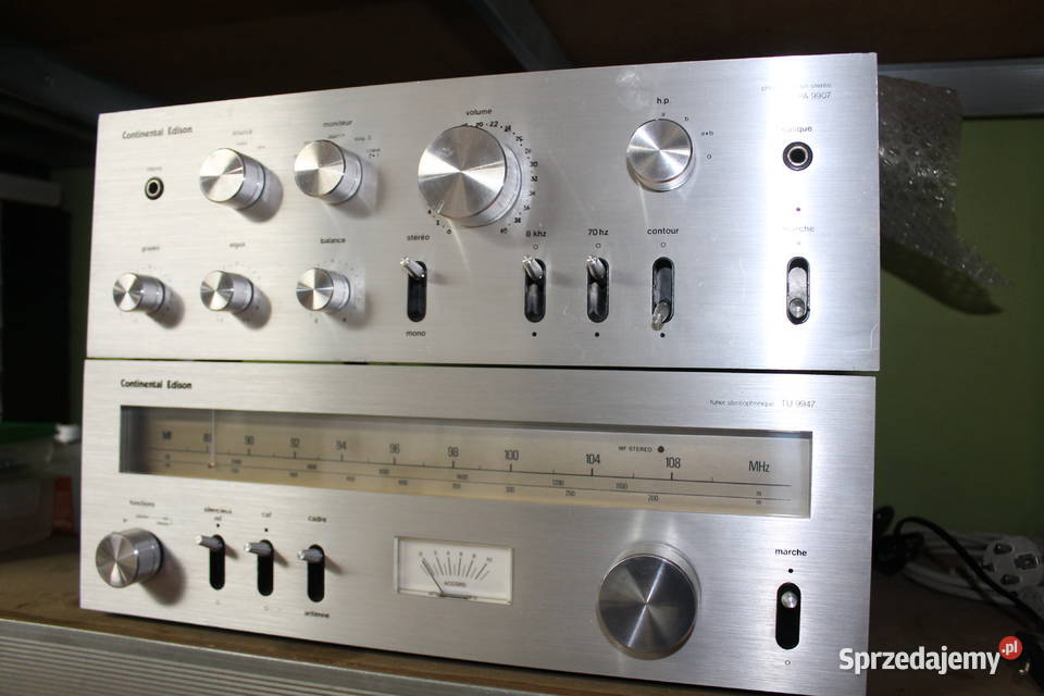 Wieża UNITRA Continental Edison wzmacniacz Audio Zabrze