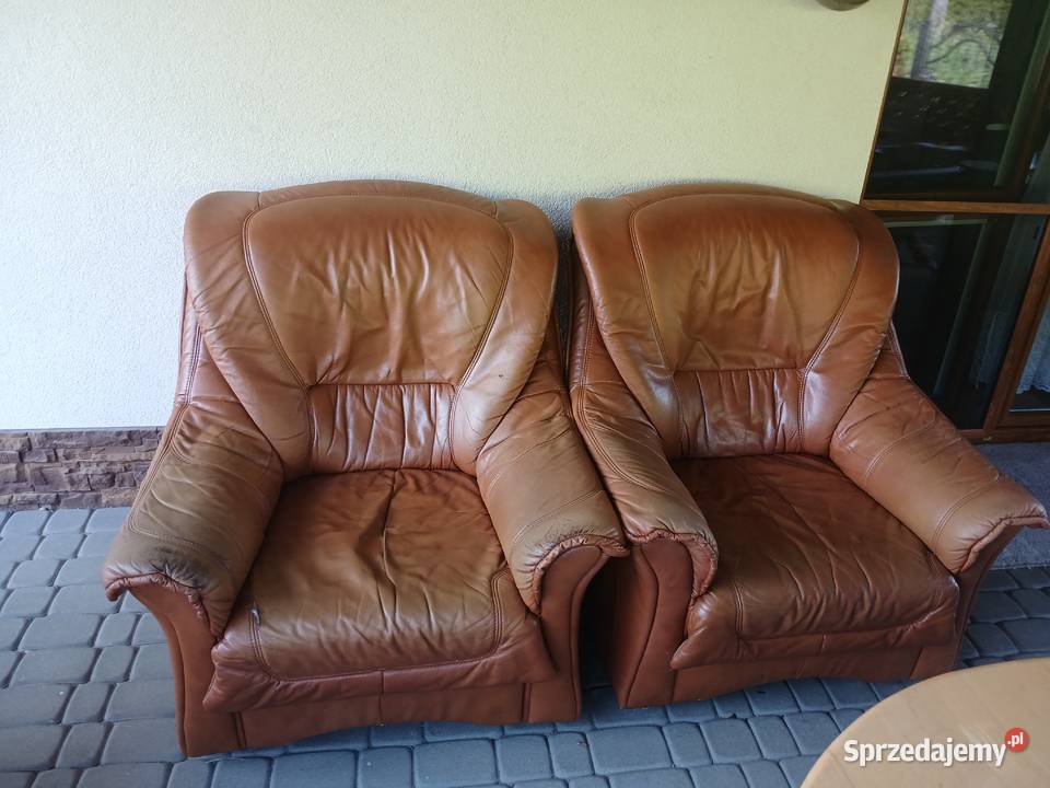 Sprzedam sofę200 dwa fotele 100 sztuka 50cm Brzostek sprzedam
