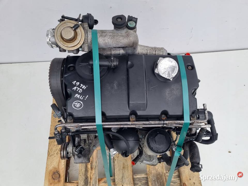 SILNIK KOMPLET VW Bora 19 TDI 101 9805r ATD Janów
