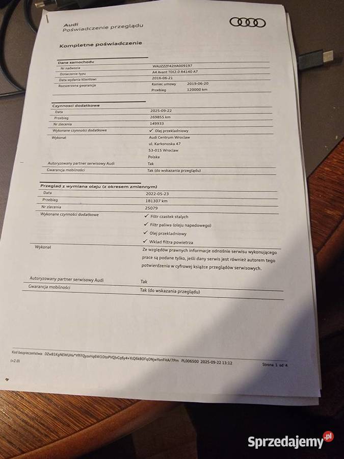 audi a4 autoalarm Bystrzyca Kłodzka