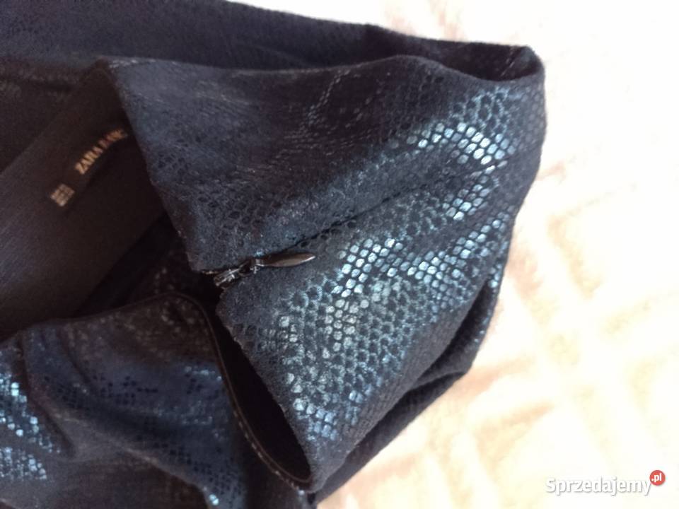 34XS ZARASkórzane legginsy z Madrytu spodnie Kraków