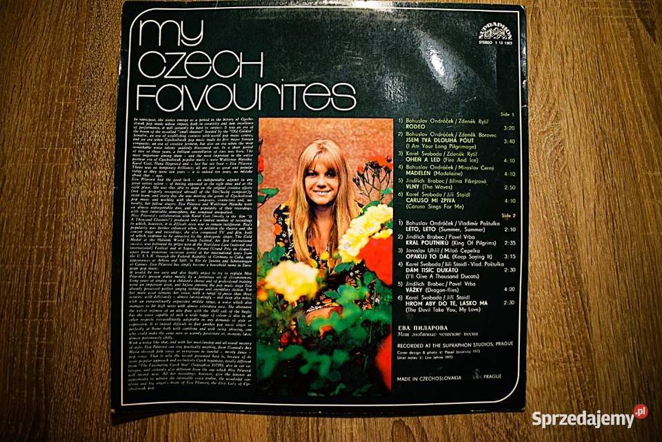 Eva Pilarov My Czech Favourites 1974 płyta winylowa kujawsko-pomorskie