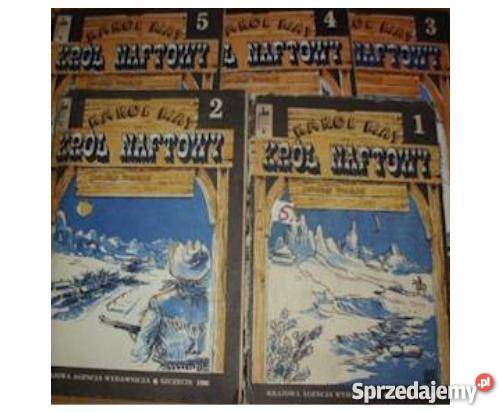 Król naftowy 5 części zestaw Karol May 1986fa Goleniów sprzedam