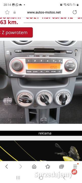 Mitsubishi Colt 11 benzyna Maska Lampy Zderzak Rok produkcji 2008 Buk