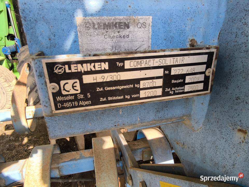 Siewnik Lemken Łobżenica