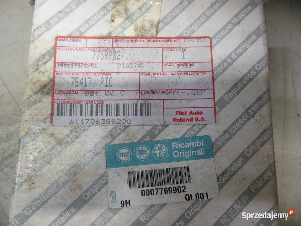 7769902 ŁOŻYSKO KOŁA LEWY TYŁ FIAT BARCHETTA 18 Kozy