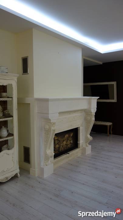 DUŻY Portal kominkowy GIPSOWY HERKUS pomorskie Wyczechowo