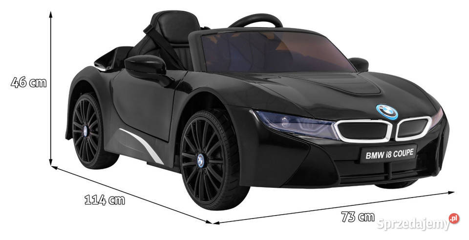 BMW I8 LIFT 12V 2x35W Pilot 24GHz Ekoskóra LED Łopuszno