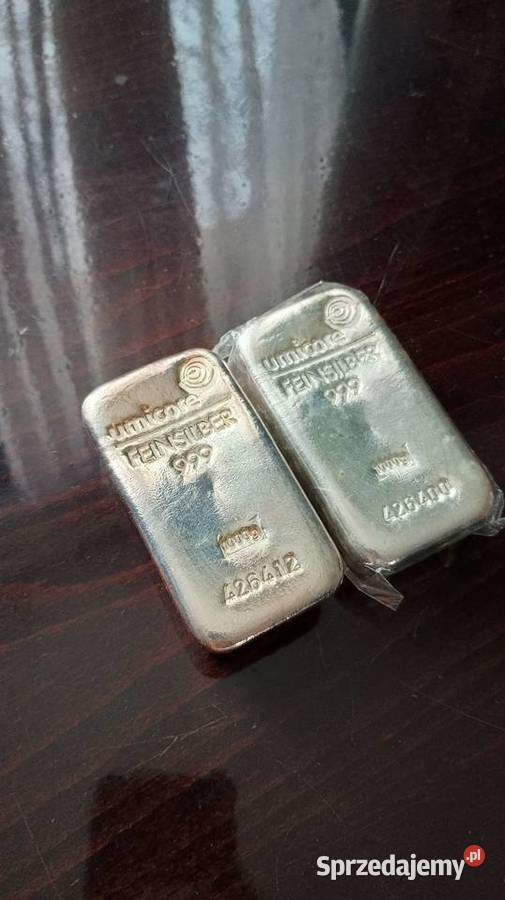 Sztabka srebra 1 sprzedam