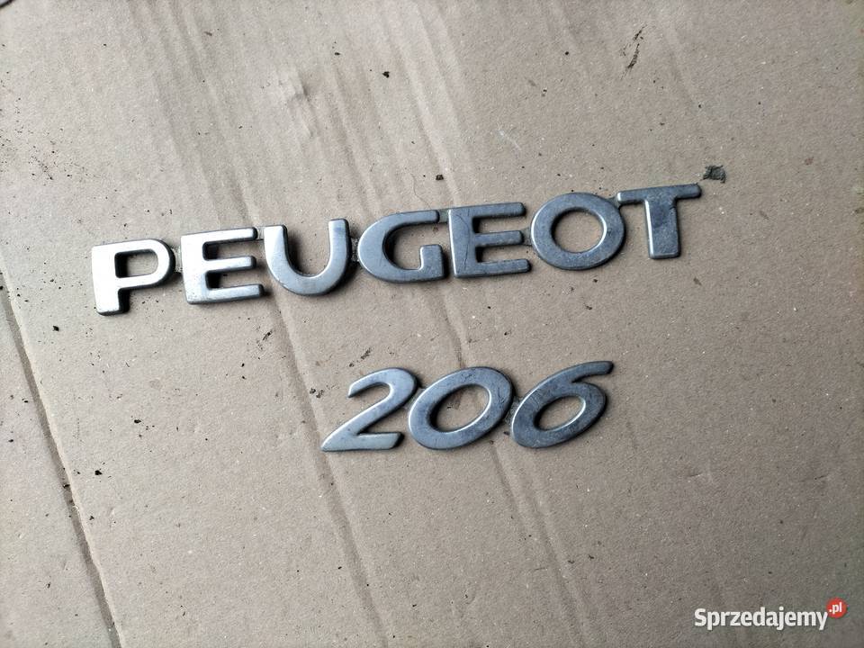 PEUGEOT 206 ZNACZEK EMBLEMAT