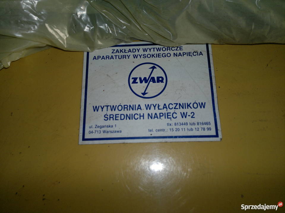 Wyłącznik próżniowy SN WV31122008G 800A Zwar śląskie Dąbrowa Górnicza