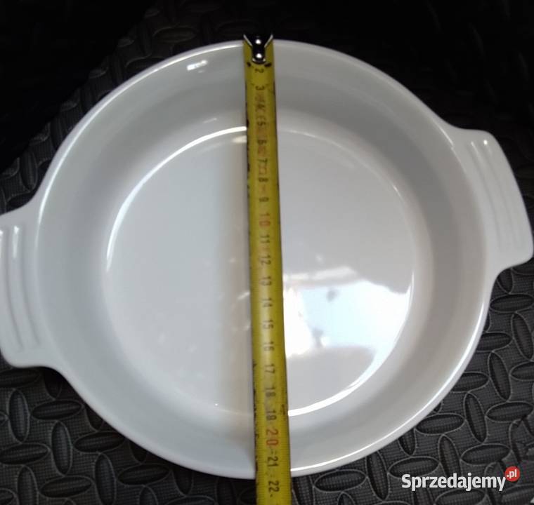 Le Creuset biały półmisek z pokrywką niski biały Radlna sprzedam