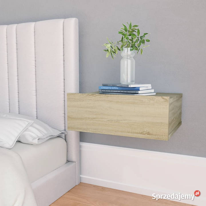Wisząca szafka nocna dąb sonoma 40x30x15 Warszawa