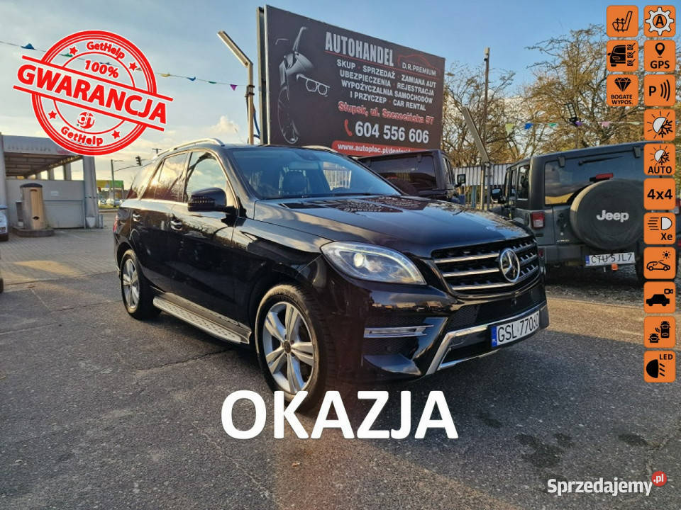 Mercedes ML 350 3.0 CDI 258 KM, 4 Matic, Kamera 360, Bluetooth, Navi, LED,…