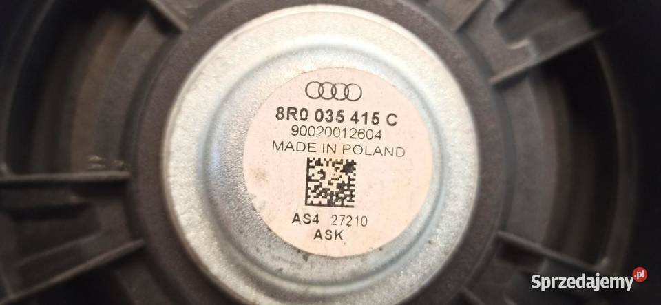 AUDI Q5 GŁOŚNK DRZWI PRZÓD BANG OLUFSEN