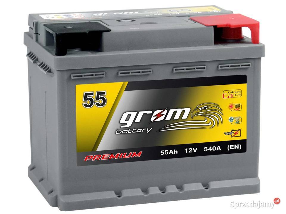 Akumulator GROM Premium 55Ah 540A EN DTR Wrocław