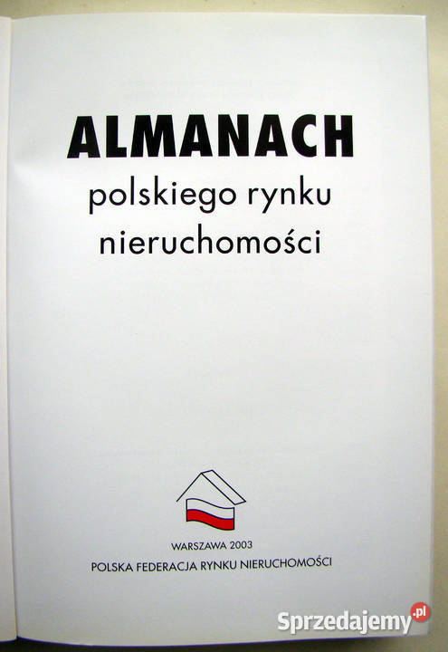 ALMANACH POLSKIEGO RYNKU NIERUCHOMOŚCI Limanowa
