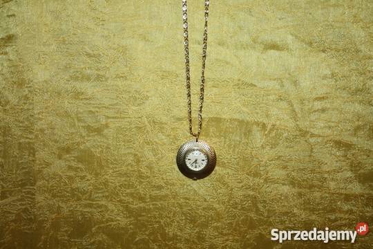 Rosyjski zegarek firmy Czajka pozłacany Naszyjniki