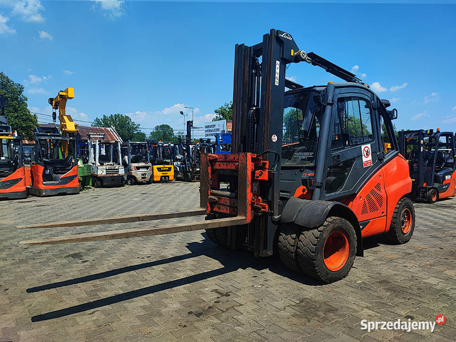 Wózek widłowy Linde H45D02 45 t triplex 586 m Kęty
