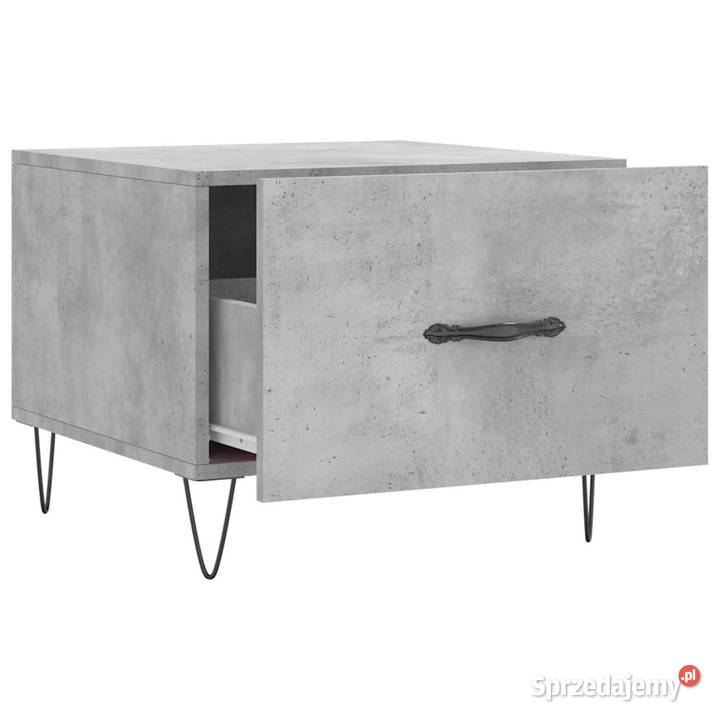 Stolik kawowy szarość betonu 50x50x40 WM829388 sprzedam