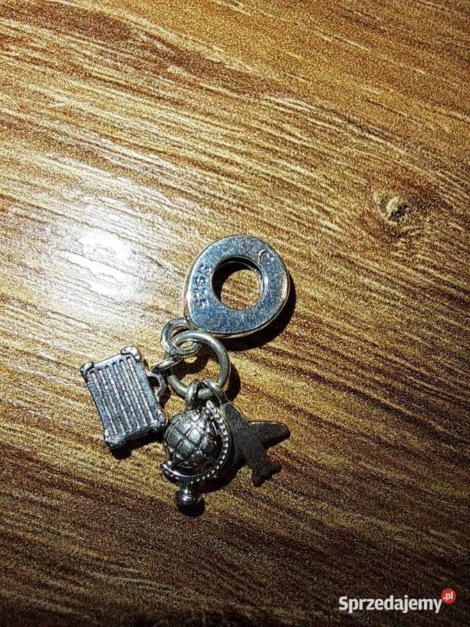 nowa srebrna próba 925 zawieszka na bransoletkę Sandomierz