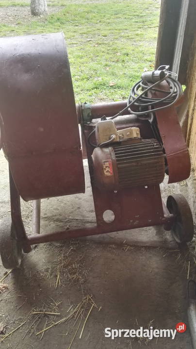 Dmuchawa do siana i słomy z silnikiem OKAZJA nieuszkodzony Grobla sprzedam