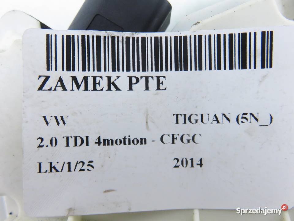 ZAMEK PRAWY TYLNY VW TIGUAN 5N 5N0839016J osobowe