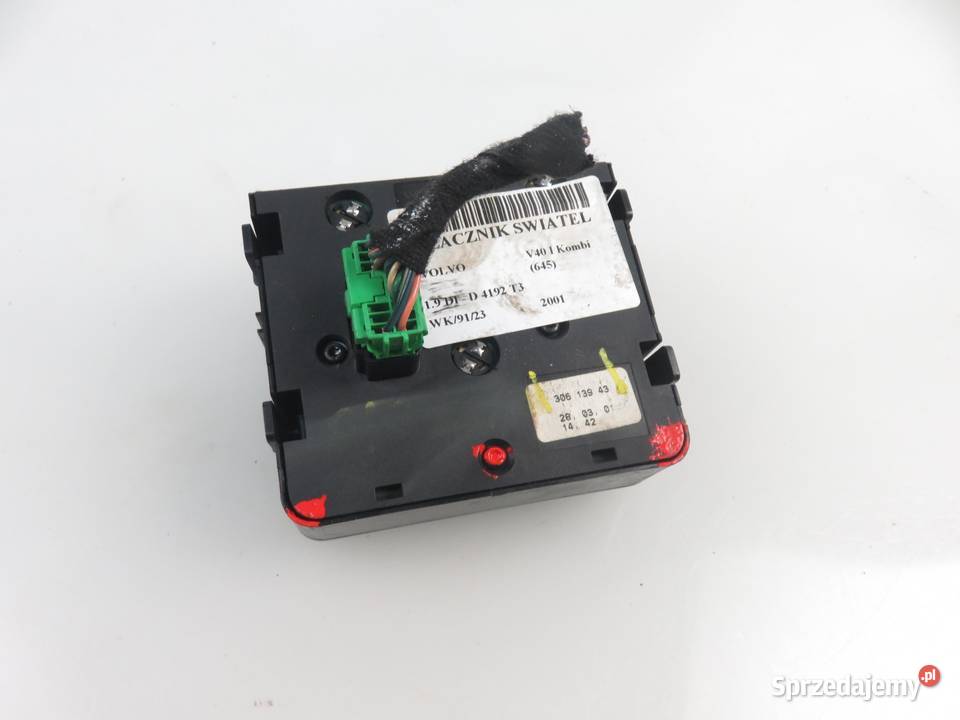 WŁĄCZNIK ŚWIATEŁ VOLVO V40 I 645 30613943