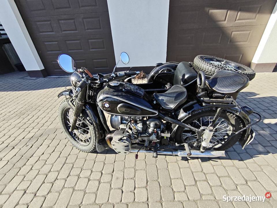 Motocykl M72 z koszem Dniepr K750 Ural podlaskie