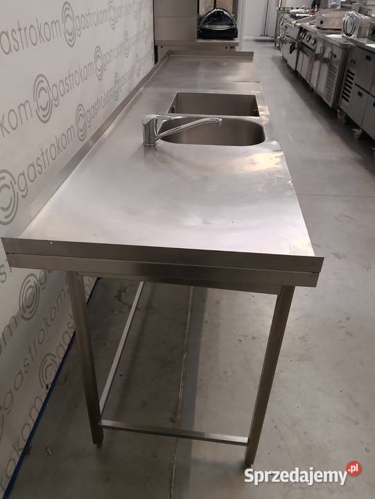STÓŁ BAROWY Z KOMORĄ NA LÓD I ZLEWEM 185X65X85 Gastronomia Wrocław sprzedam