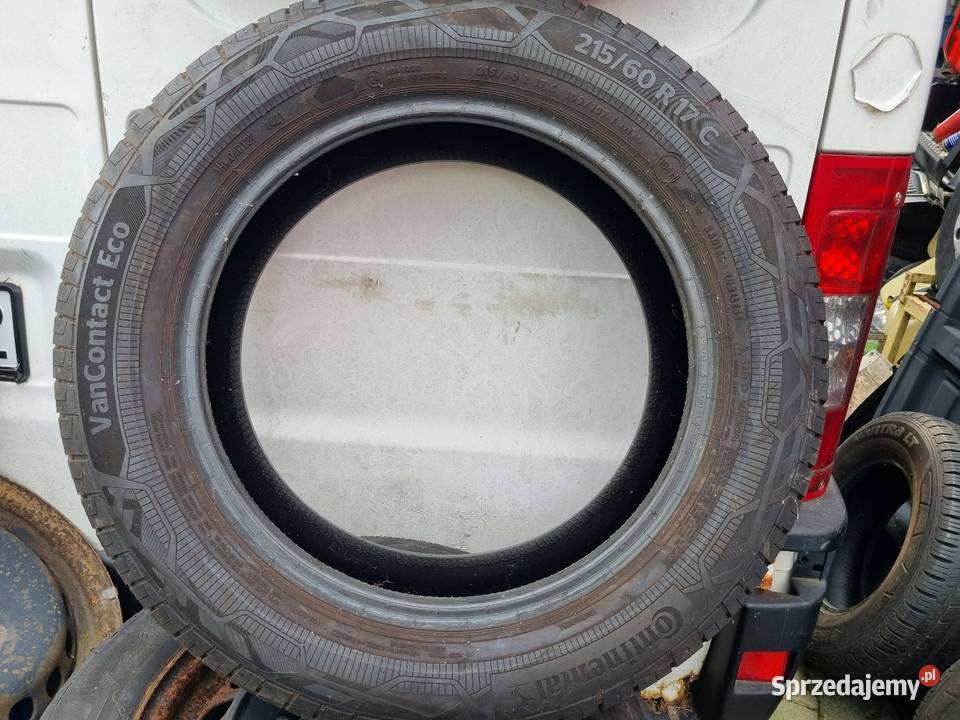 2 Opony Wzmacniane 215 60 R17C Continental 215 Skawina sprzedam