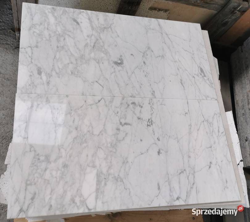 Płytki marmurowe Carrara Bianco 60x30x1 poler podkarpackie sprzedam