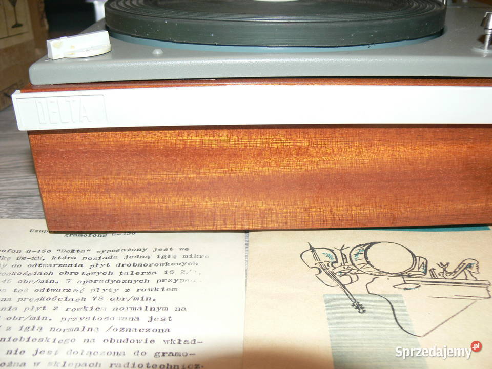 Zabytkowy Gramofon Fonica Delta 450G MonoStereo Tomaszów Mazowiecki