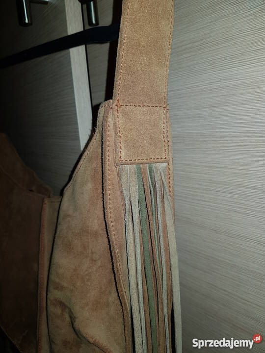 Torba skórzana brązowa z Meksyku Warszawa