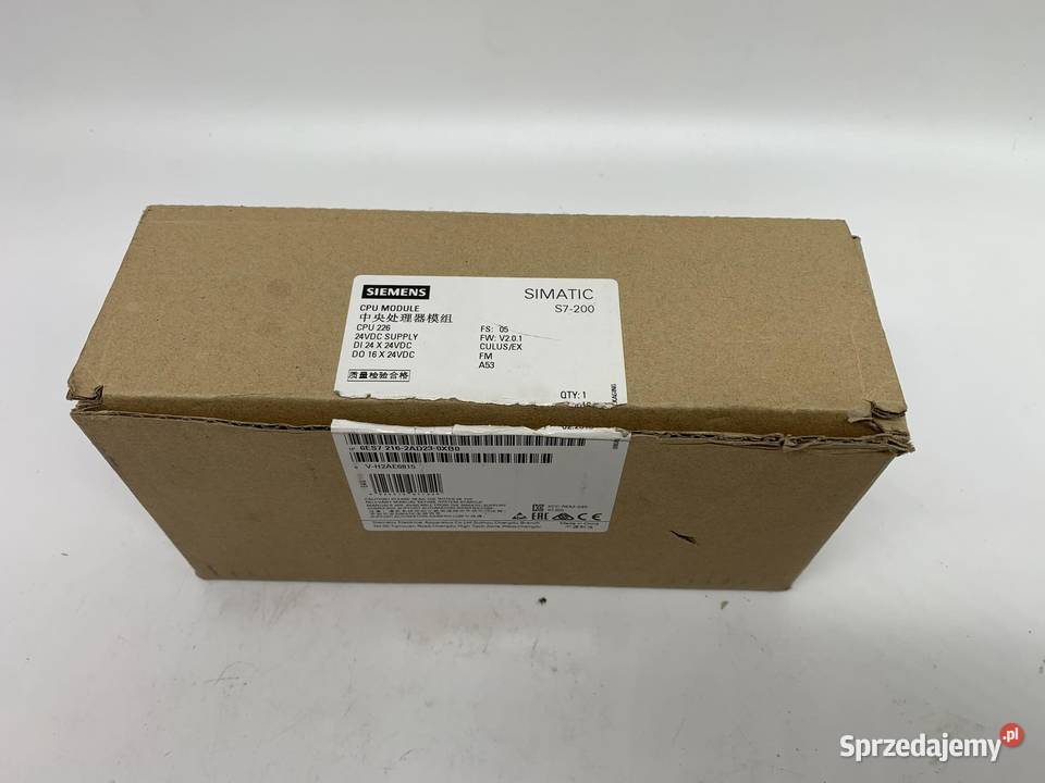 Siemens Simatic CPU 226 6ES72162AD230XB0 6ES7 Warszawa sprzedam